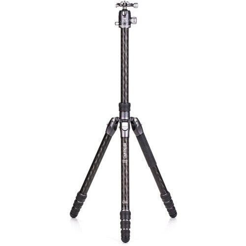 Benro Rhino Carbon Fiber Tripod & Monopod with VX30 Ballhead - 4-Section Twist Lock Legs, Lightweight Travel Tripod for DSLR Cameras, Perfect for Outdoor Photography, Hiking & Travel Adventures
