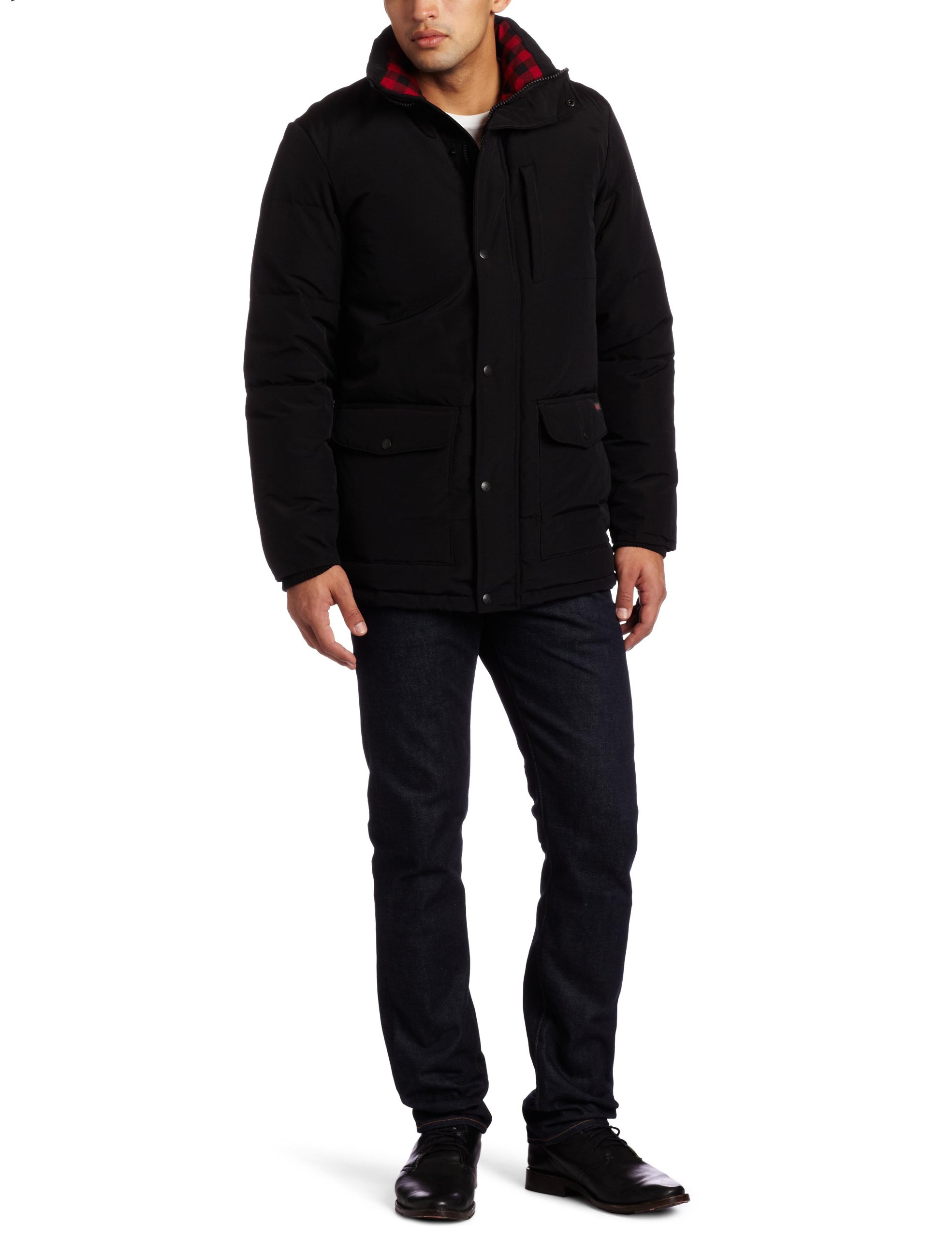 Woolrich Men's Langhorn Jacket - Waterproof Winter Coat with Fleece Lining for Outdoor Activities, Hiking & Camping