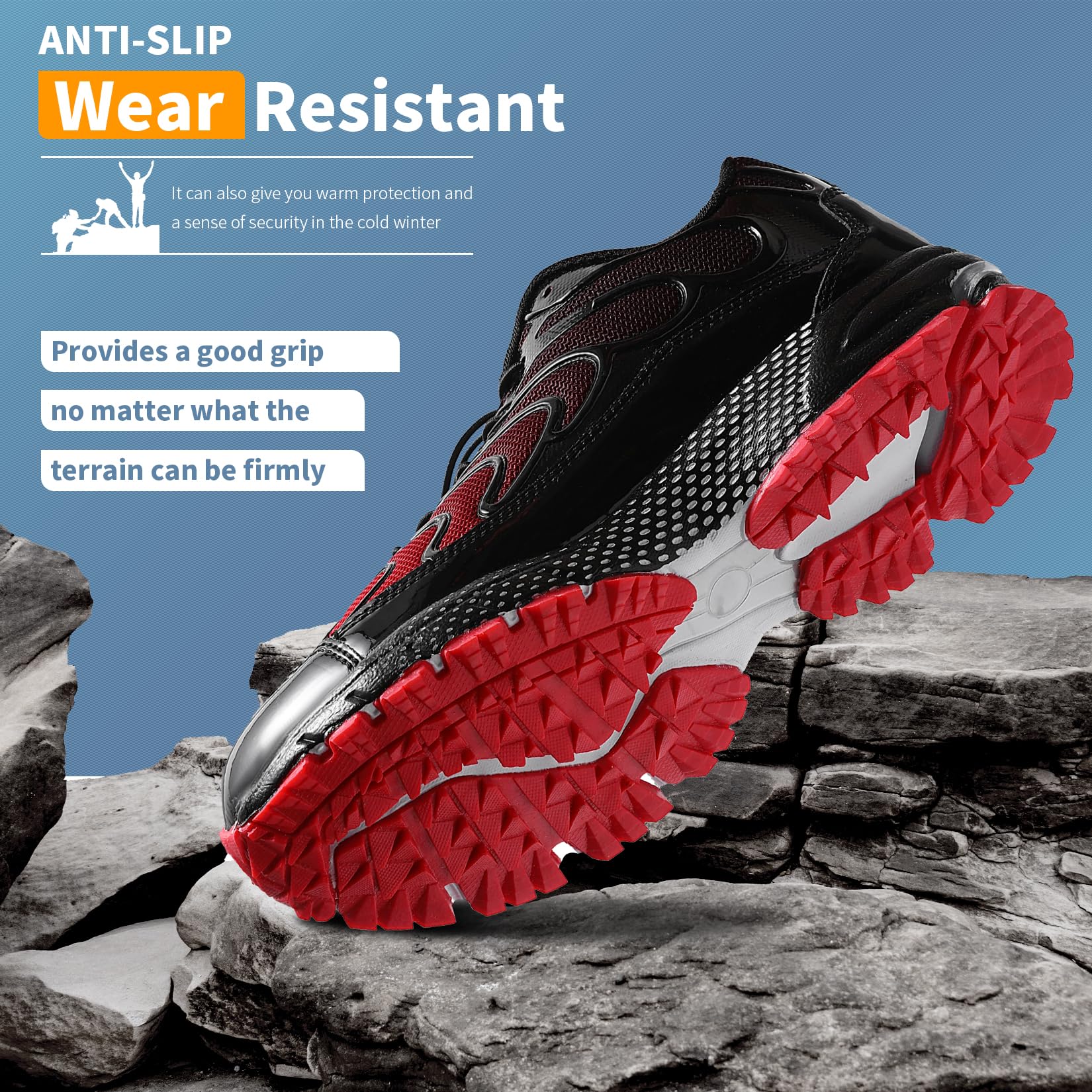 WETIKE Men's Lightweight Breathable Mesh Slip-On Running Shoes - Perfect for Jogging, Gym Workouts & Casual Wear