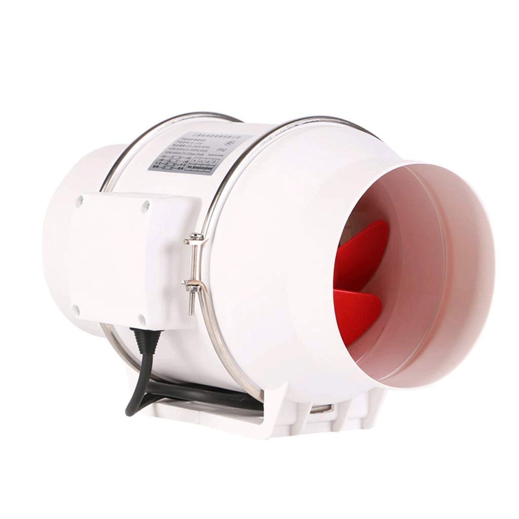 Strawberry Inline Fan - High CFM Exhaust Duct Fan with Pre-Wired Grounded Cord for Grow Tents, Hydroponics & Indoor Gardening - Compatible with Carbon Filters, LED Lights & Ventilation Systems - Perfect for Home Grow Rooms, Greenhouses & HVAC Applications