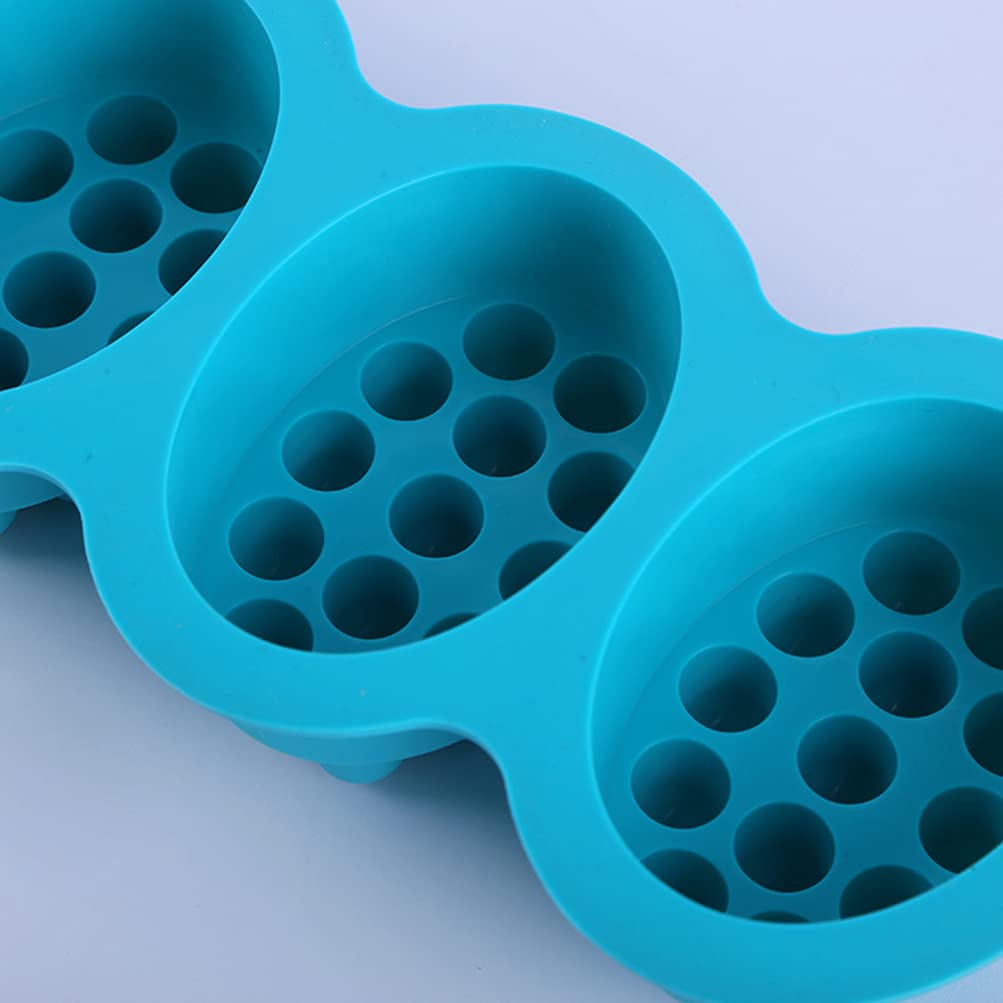 2-Piece Silicone Chocolate Mold Set for Soap Making, Gummy Candy, Fondant & Massage Bars - 4-Cavity 3D Bee & Brush Design - Perfect for DIY Handmade Soaps, Cake Decorating & Craft Projects