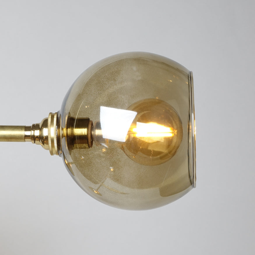 Brass Stacked Triple Circuit Chandelier Pendant Light - Vintage Industrial Ceiling Fixture for Dining Room, Living Room & Bedroom Lighting