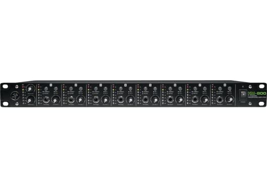 Mackie HM-800 8-Channel Professional Headphone Amplifier Rack Mount - 8 Inputs x 16 Headphones Outputs for Studio Recording, Live Sound & Podcasting