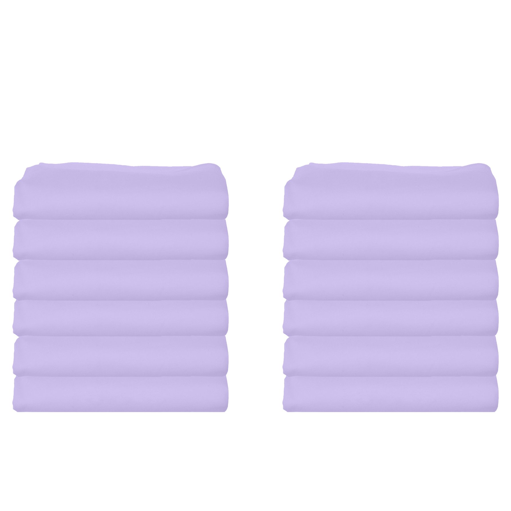 12-Piece Portable Crib Sheets for Daycare - Soft Lavender Baby Bedding Set | Perfect for Nursery, Travel & Childcare Centers