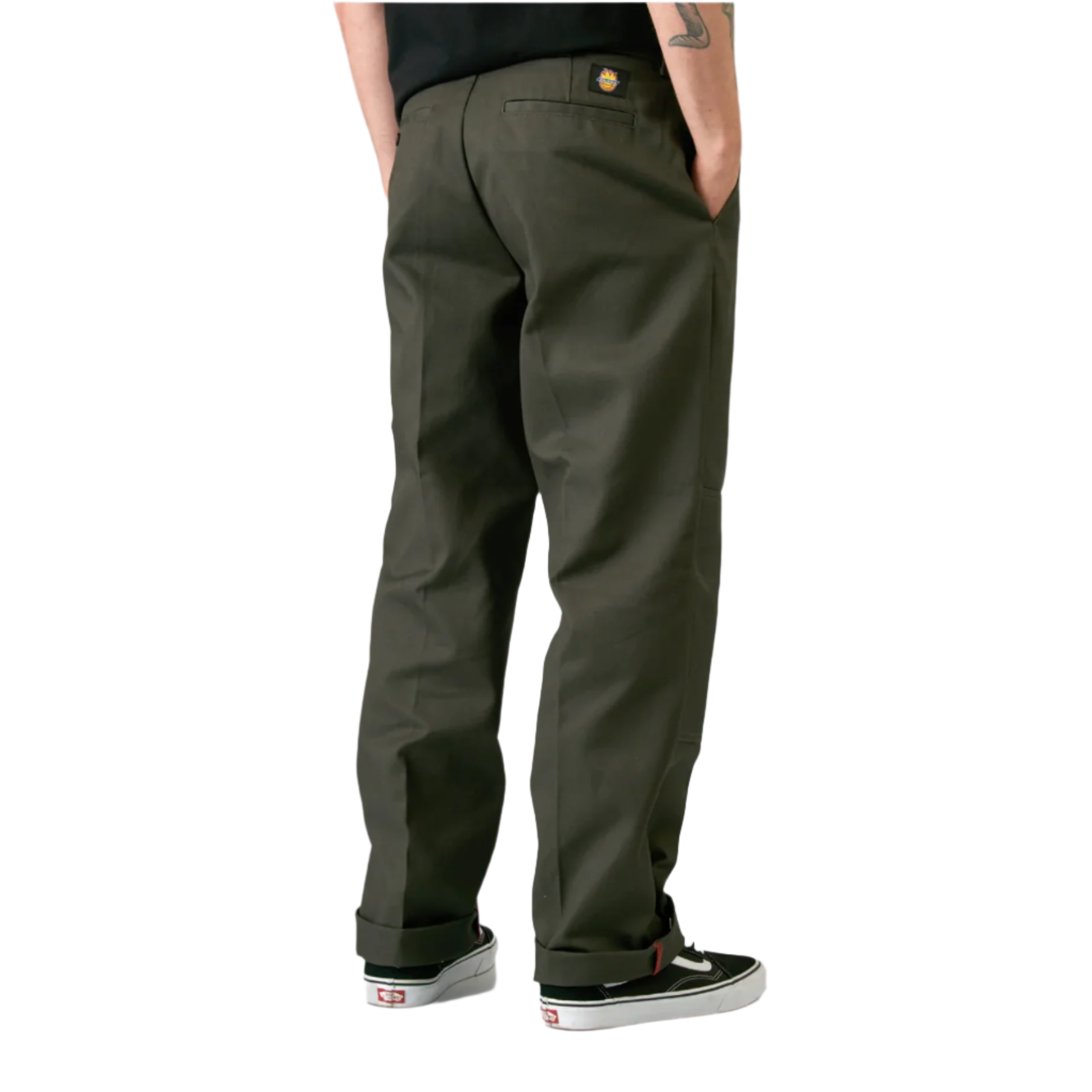 Dickies x Spitfire Double Knee Work Pants - Durable Canvas Workwear for Men | Perfect for Construction, Carpentry & Outdoor Activities