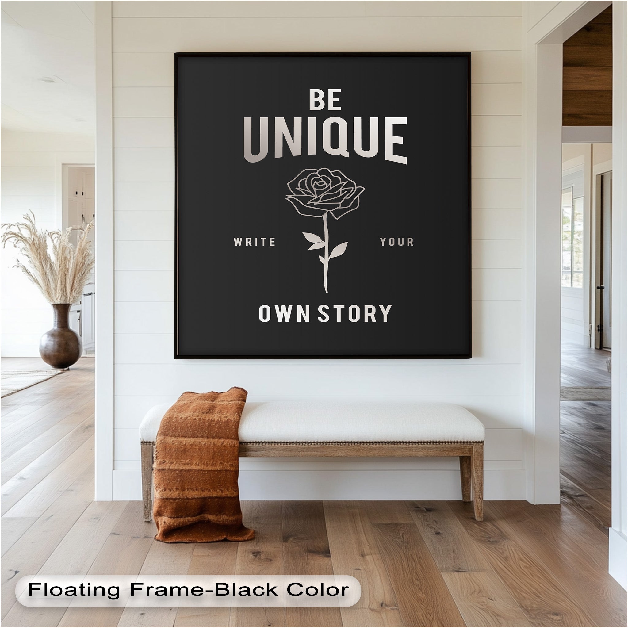 Unique Hand-Painted Inspirational Oil Painting - Perfect for Home Decor, Office Wall Art & Gift Ideas