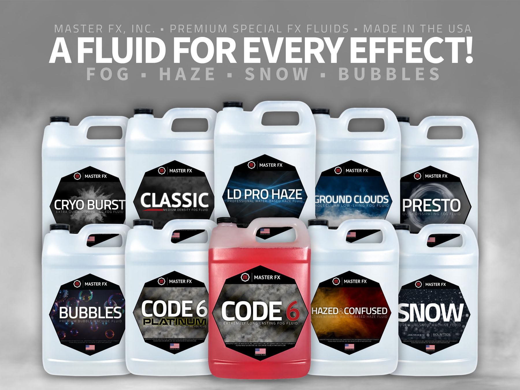 LD Pro Haze - Premium Water-Based Haze Machine Fluid (4 Gallon Case) - Ideal for Stage Performances, Concerts, and Special Effects Lighting