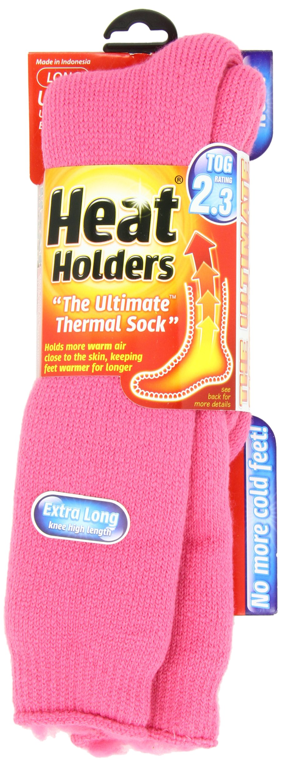 Heat Holders Women's Extra Long Thermal Socks - Pink, US Size 5-9 (18-Pack) | Ultra Warm Winter Socks for Cold Weather, Outdoor Activities & Cozy Home Wear