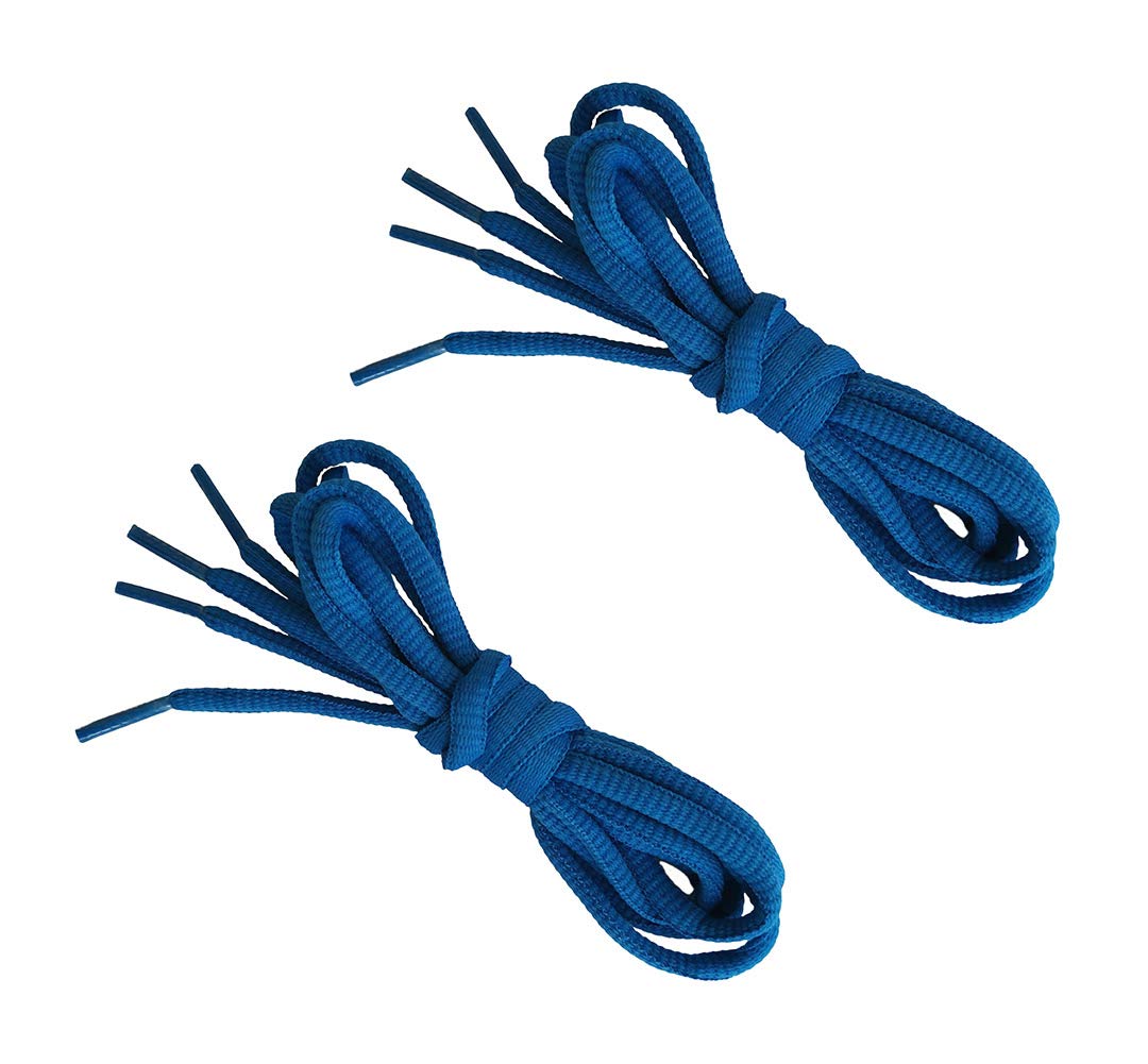 VSUDO 2 Pairs Oval Shoe Laces for Sneakers - Durable Athletic Shoelaces for Basketball, Baseball & Sports Shoes | Non-Slip Comfort Fit for Men & Women | Perfect for Running, Training & Casual Wear