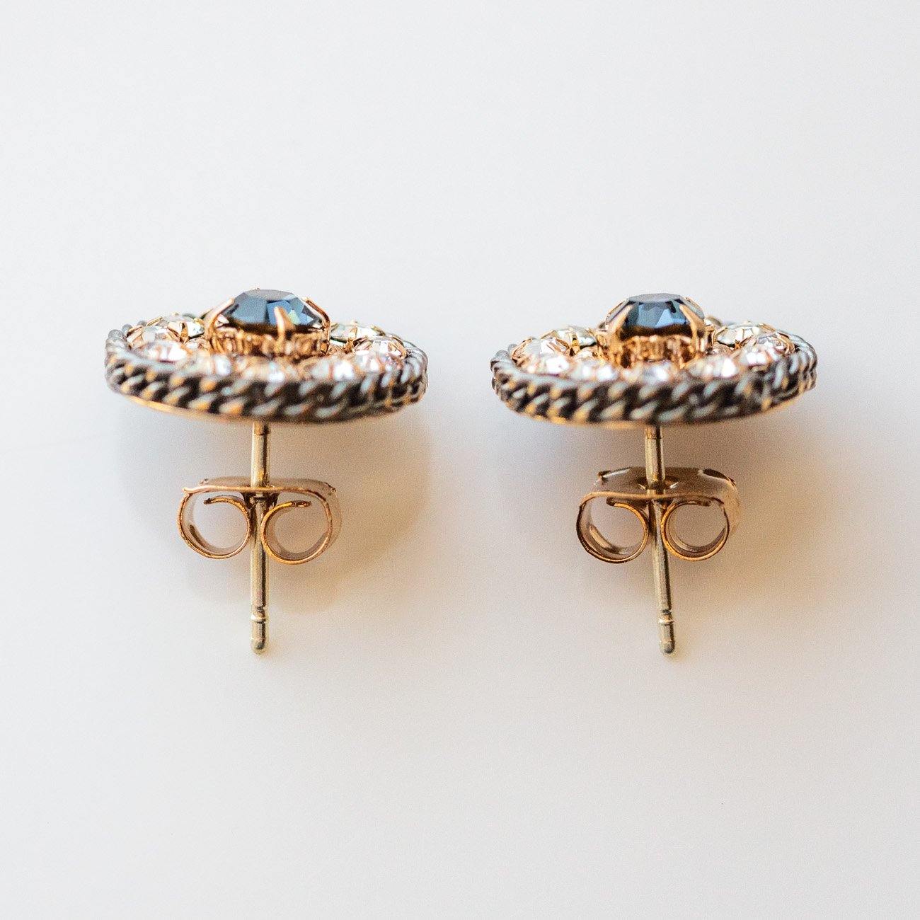Odyssey Midnight Stud Earrings for Women – Elegant & Minimalist Jewelry for Everyday Wear, Parties & Gifts