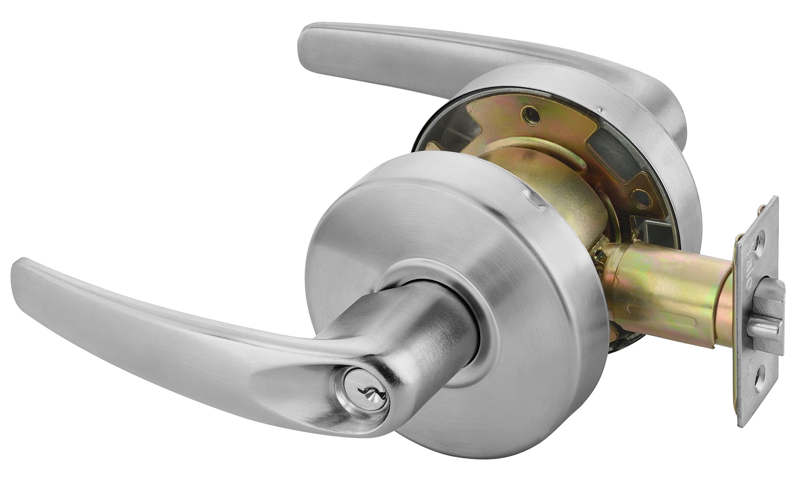 Yale MO4608 LKST 497 Classroom Lever Lockset with Cylinder Lock - Durable Door Security for Schools, Offices & Commercial Buildings