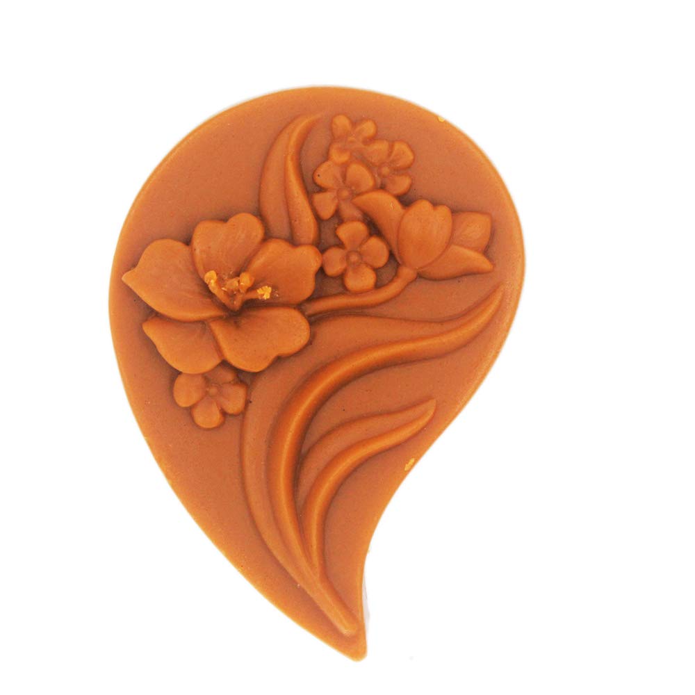 Flower Silicone Soap Molds for DIY Handmade Soap Making - 6 Cavity Craft Molds for Bath Bombs, Candles, Resin Art (Set of 2) - Perfect for Home Spa, Wedding Favors & Gift Making