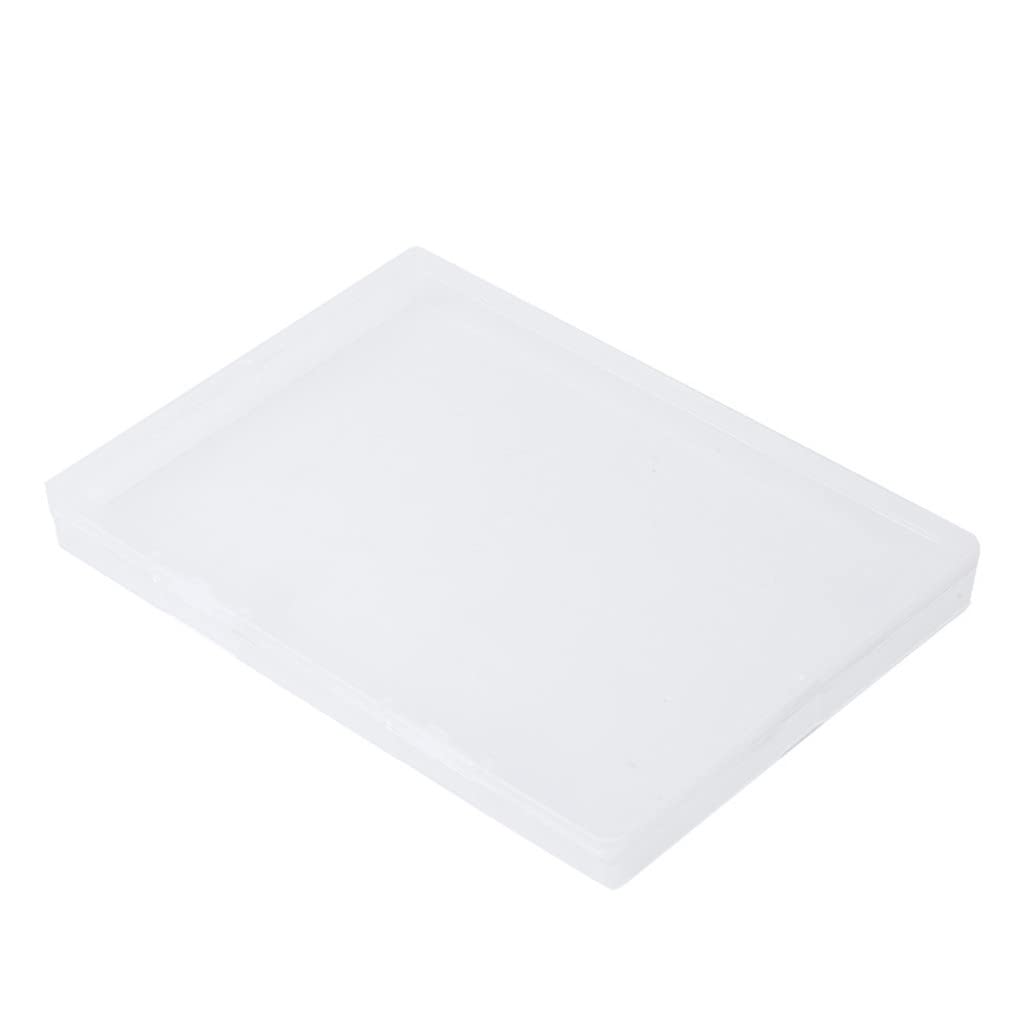 Clear Plastic Storage Box with Hinged Lid - A5 Size Office Organizer for Documents, Stationery & Supplies | Perfect for Desk Organization, Home Office & School Use