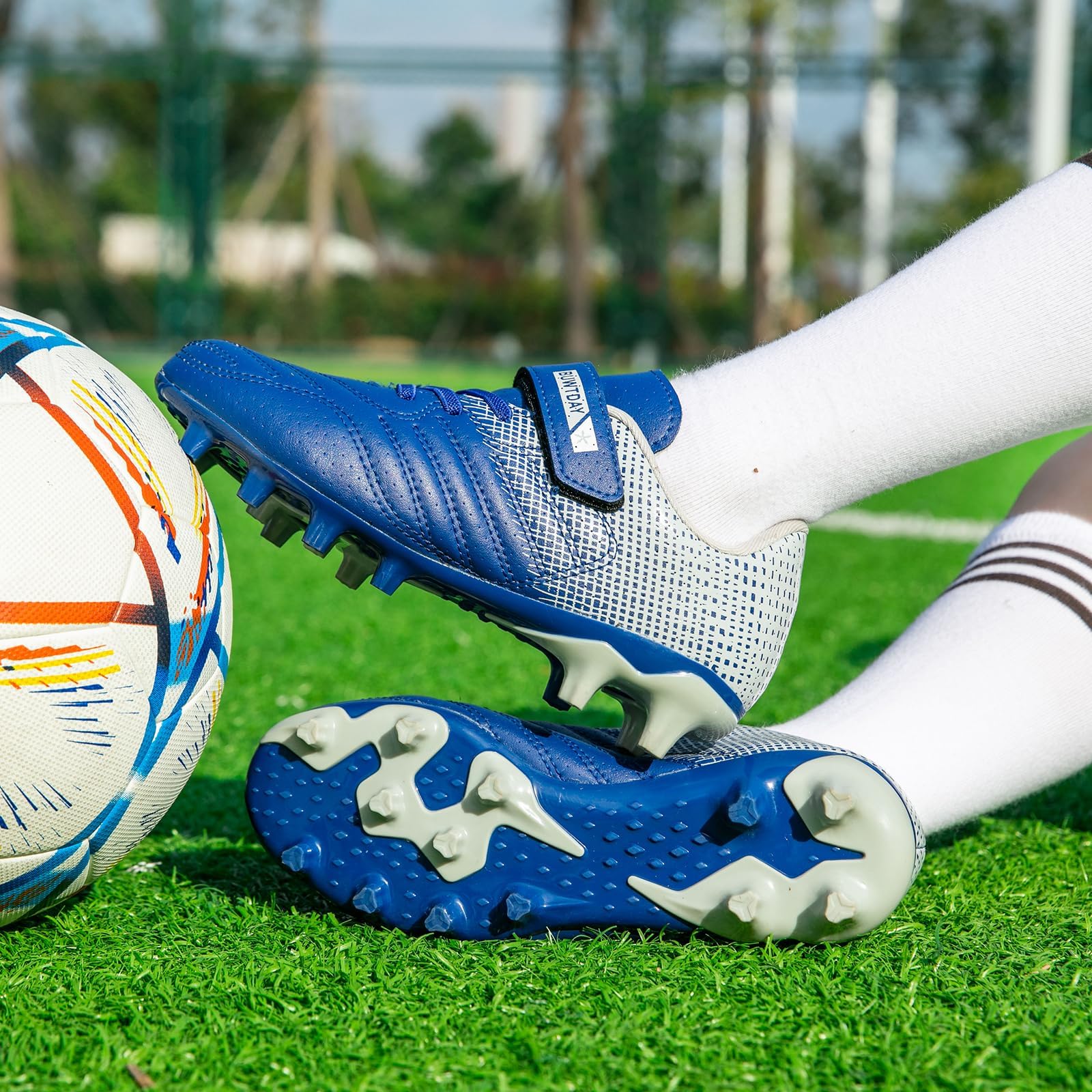 **Best Kids Soccer Cleats for Boys & Girls - Youth Football Shoes for Outdoor & Firm Ground (Little Kid/Big Kid) - Perfect for Training, Matches & Sports Activities**