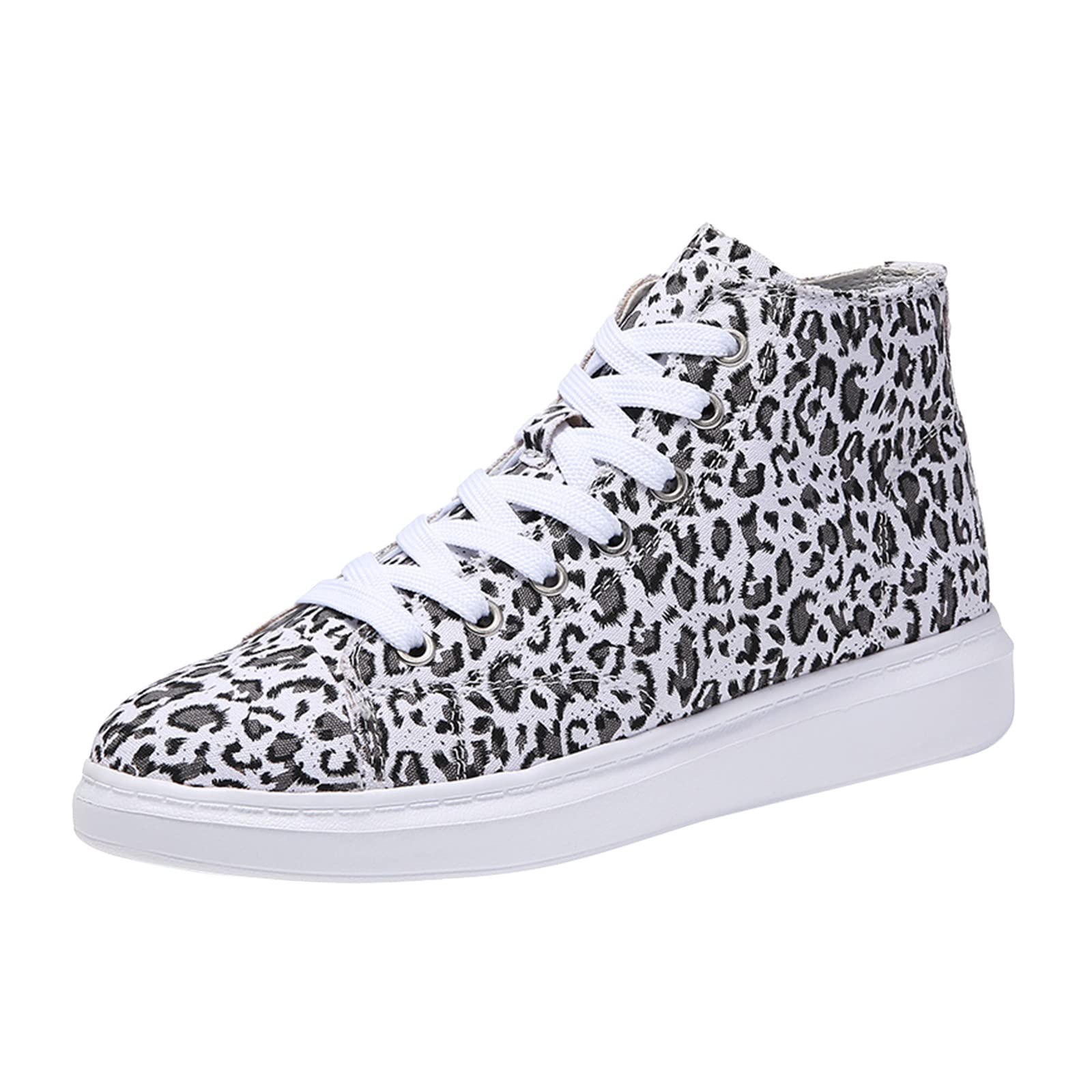 **Women's Breathable Canvas Walking Shoes - Comfortable Casual Flat Lace-Up Sneakers for Everyday Wear, Travel & Outdoor Activities**