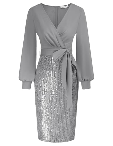 Sequin-silver Gray