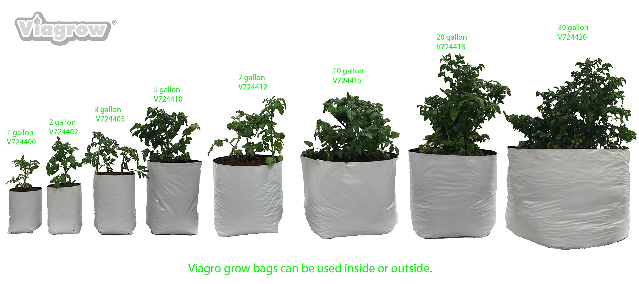 Viagrow™ 1 Gallon Grow Bags - 1000 Pack of Durable Plant Pots for Indoor/Outdoor Gardening, Hydroponics, Seed Starting & Herb Cultivation - Perfect for Home Gardeners & Commercial Growers