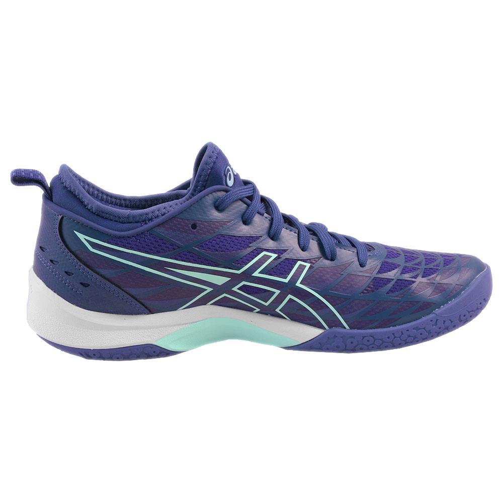 ASICS Women's Blast FF 3 Volleyball Shoes - Eggplant/Aquamarine - Lightweight Court Sneakers for Indoor Sports & Training