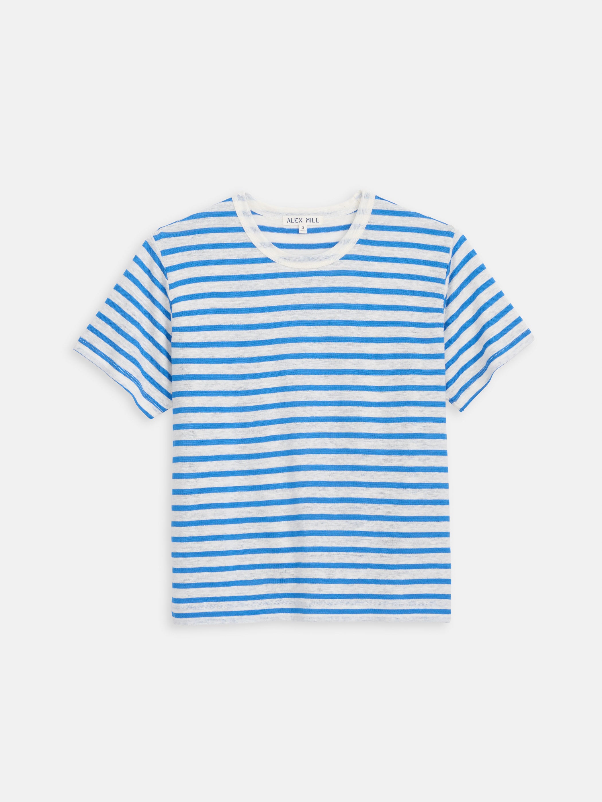 Garcon Striped T-Shirt in Linen Cotton Blend - Casual Comfort for Men | Perfect for Summer Outfits & Beach Wear