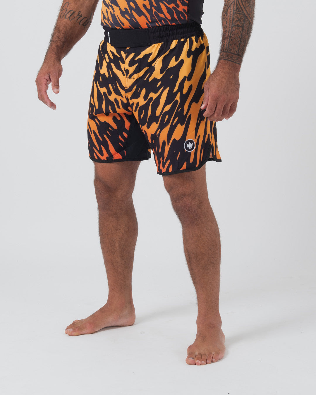 Flame Print Shorts for Men & Women - Trendy Summer Casual Wear for Beach, Gym, and Outdoor Activities