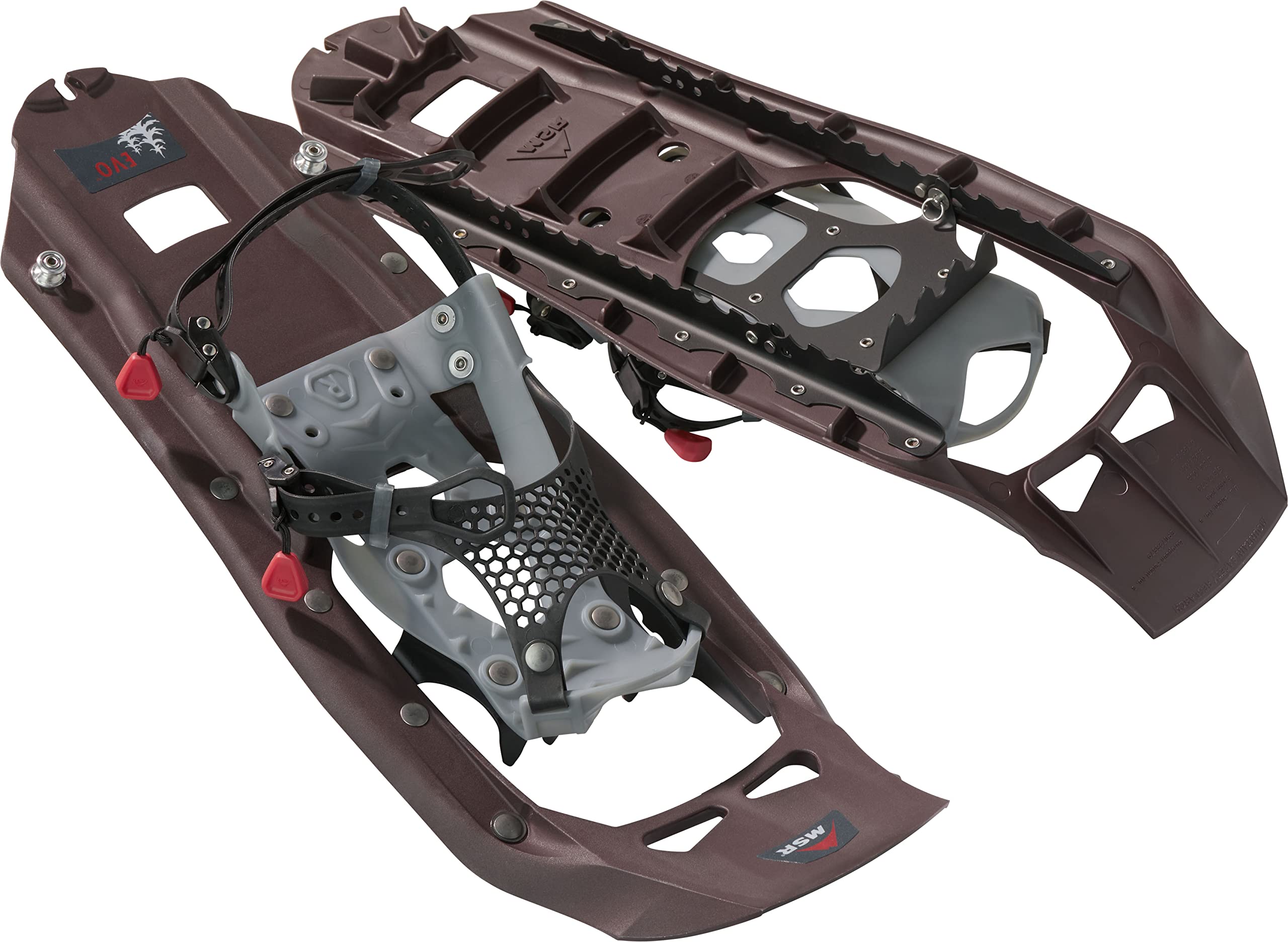 MSR Evo Trail Snowshoes - 22 Inch Pair for Men & Women | Lightweight Aluminum Frame with Iron Teeth for Winter Hiking & Backpacking | Perfect for Snow Trekking, Mountain Climbing & Outdoor Adventures