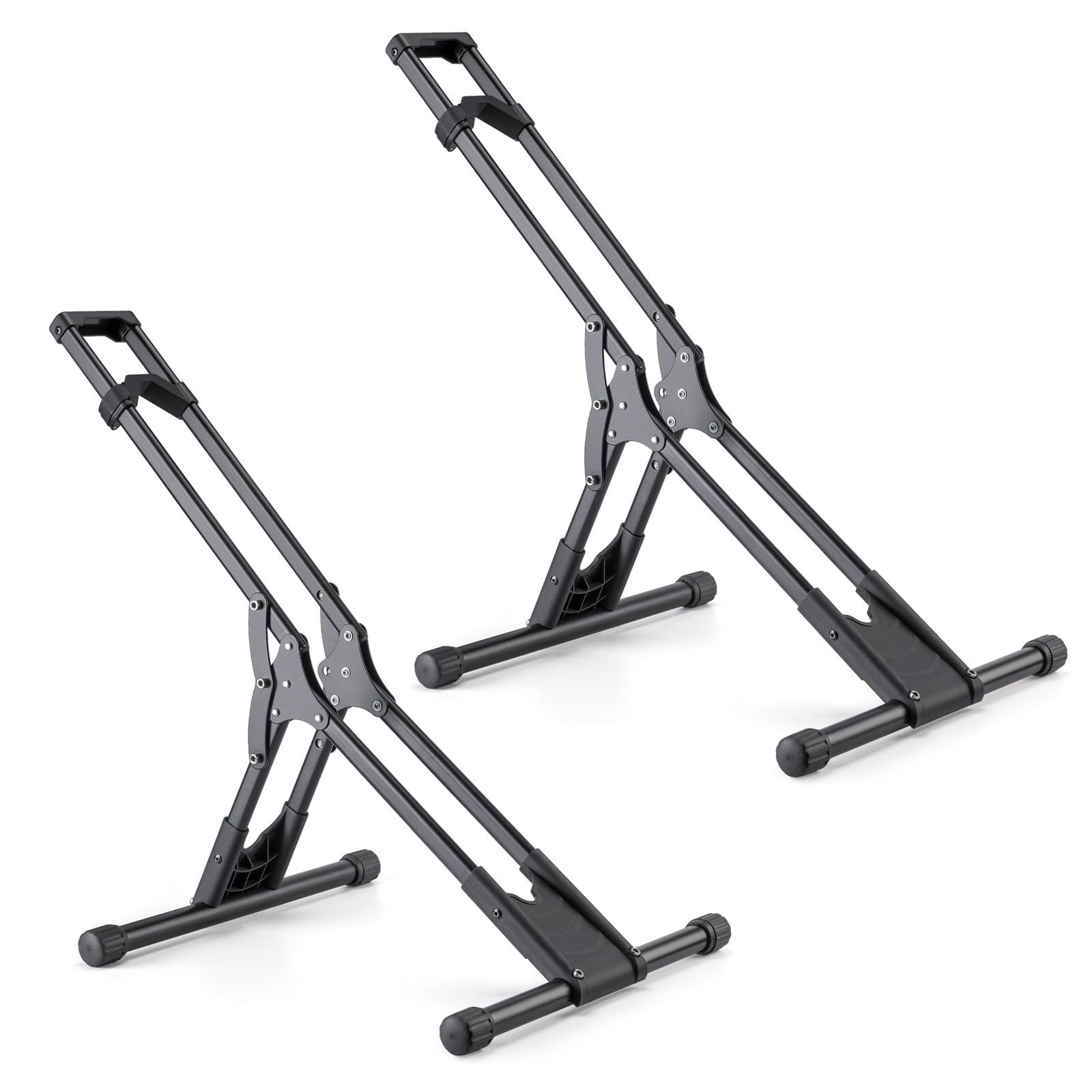 Heavy Duty Bike Floor Stand Rack - Indoor Bicycle Storage Rack for Garage & Home - Fits 20