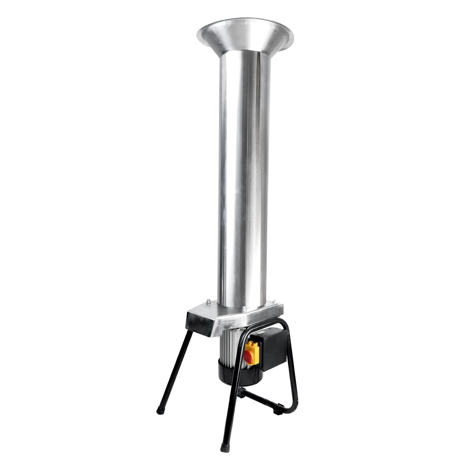 Electric Stainless Steel Fruit Crusher Grinder - 1100W 3400RPM for Wine & Cider Pressing - Perfect for Apples, Grapes, Berries - Ideal for Home Brewing, Juice Making, and DIY Wine Production