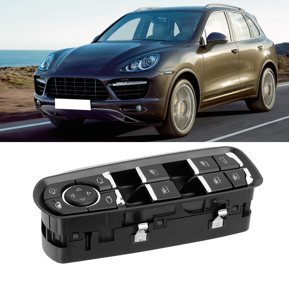 Power Window Switch for Porsche Cayenne 2011-2016 - Front Driver Side Master Control Switch - Easy Installation & Reliable Performance - Perfect for Window Roll Up/Down & Car Maintenance