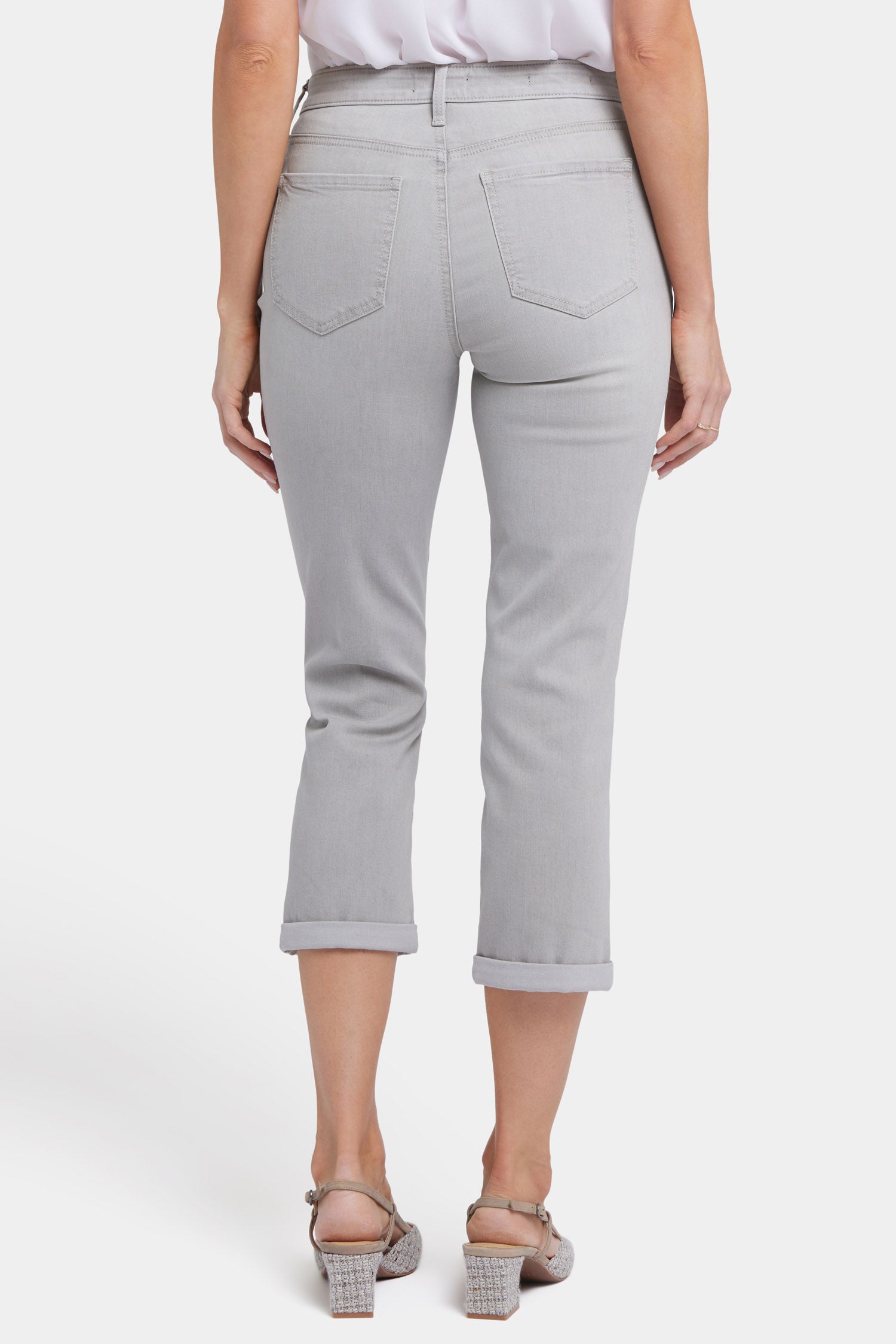 Chloe Skinny Capri Jeans for Women - High Waist Stretch Denim Pants in Grenada Mist Wash | Casual & Comfortable for Everyday Wear, Office & Weekend Outfits