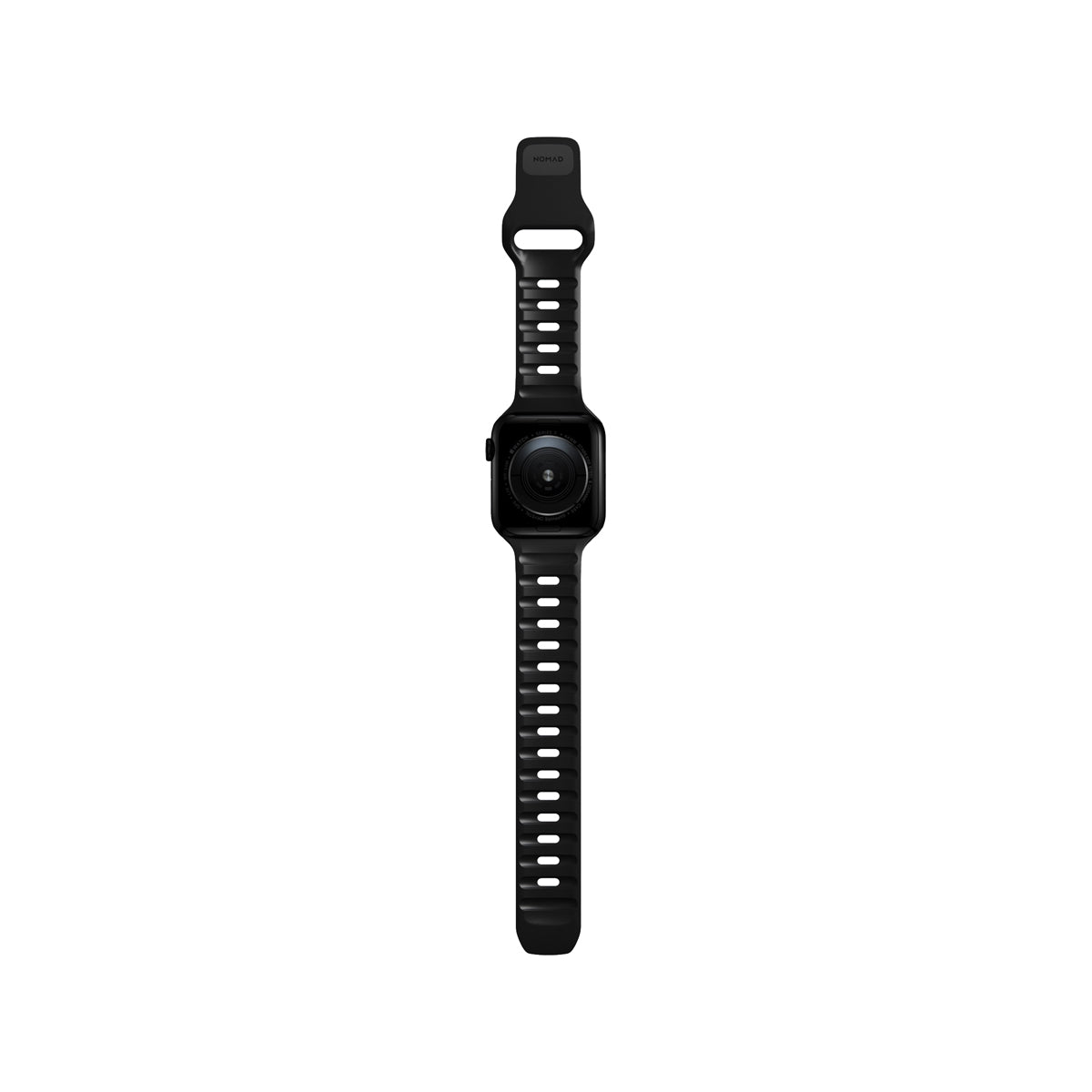 Nomad Sport Band for Apple Watch 45mm & 49mm - Durable & Comfortable Black Silicone Strap - Perfect for Running, Workouts & Everyday Wear