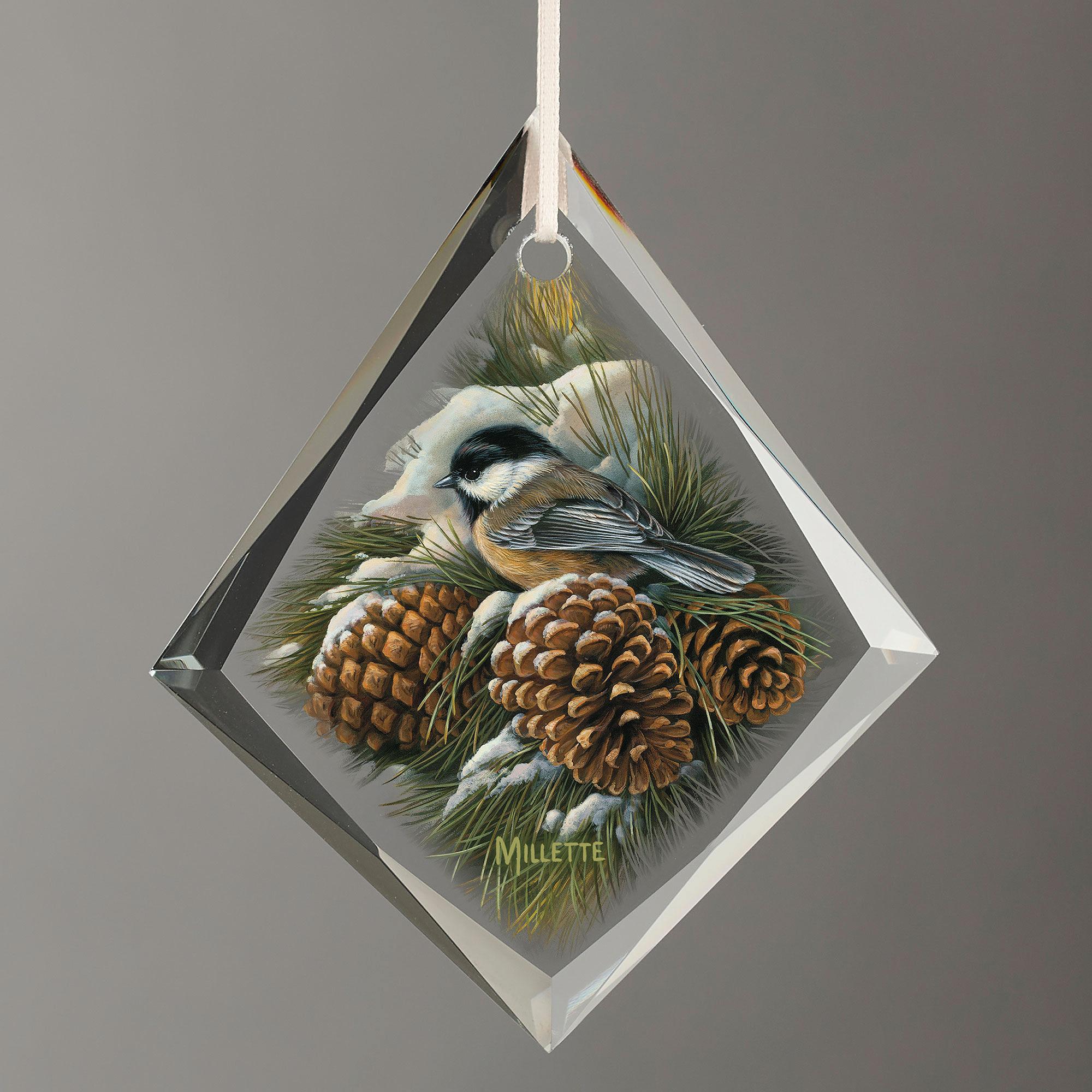 December Dawn Chickadee - Beautiful Winter Bird Decor for Home & Garden | Perfect for Holiday Gifts & Seasonal Decorations