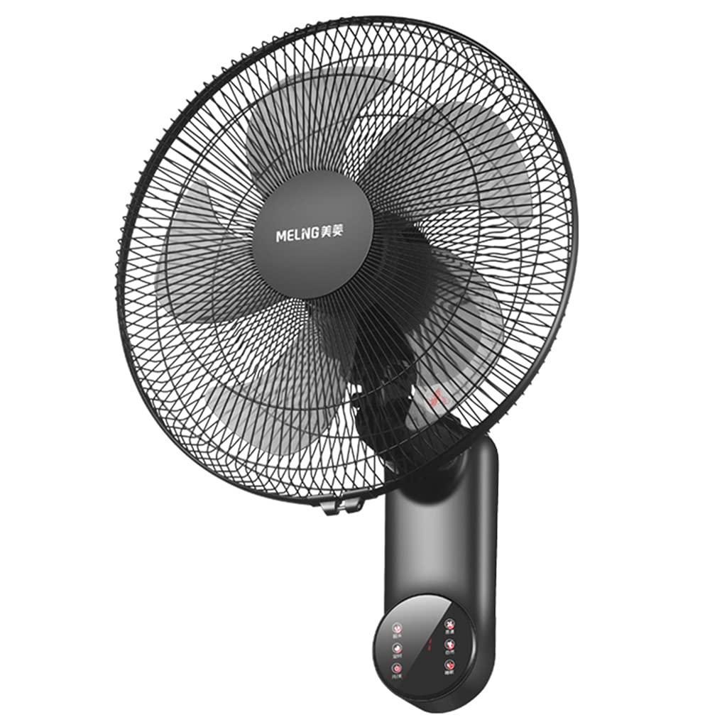16/18 Inch Wall Mounted Oscillating Fan with 3 Speed Settings - 60W Electric Floor Fan for Restaurants, Patios, Bedrooms & Indoor Cooling | Quiet & Energy Efficient Air Circulation