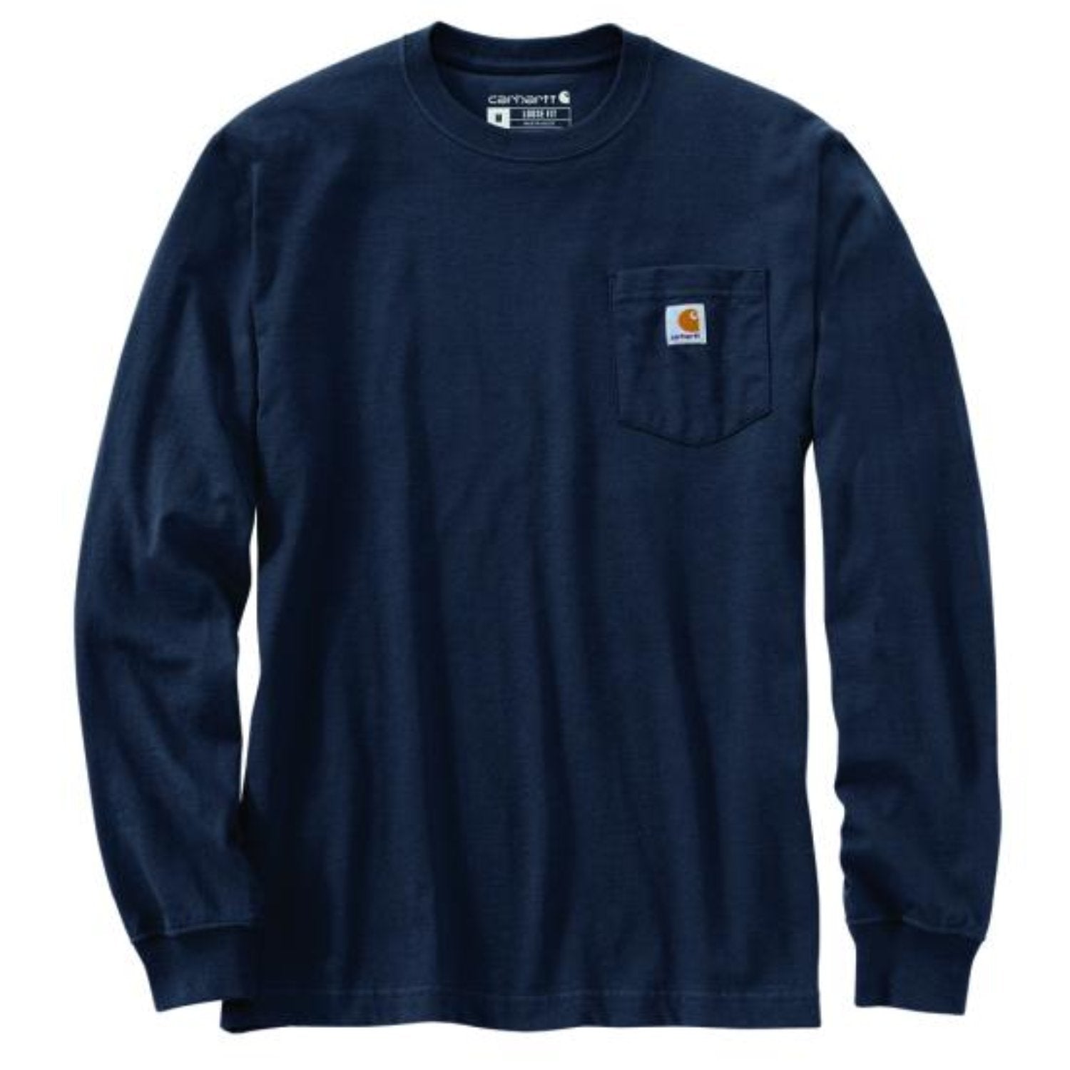Carhartt Men's Loose Fit Heavyweight Graphic Long Sleeve T-Shirt - Durable Workwear for Construction, Outdoor & Casual Wear