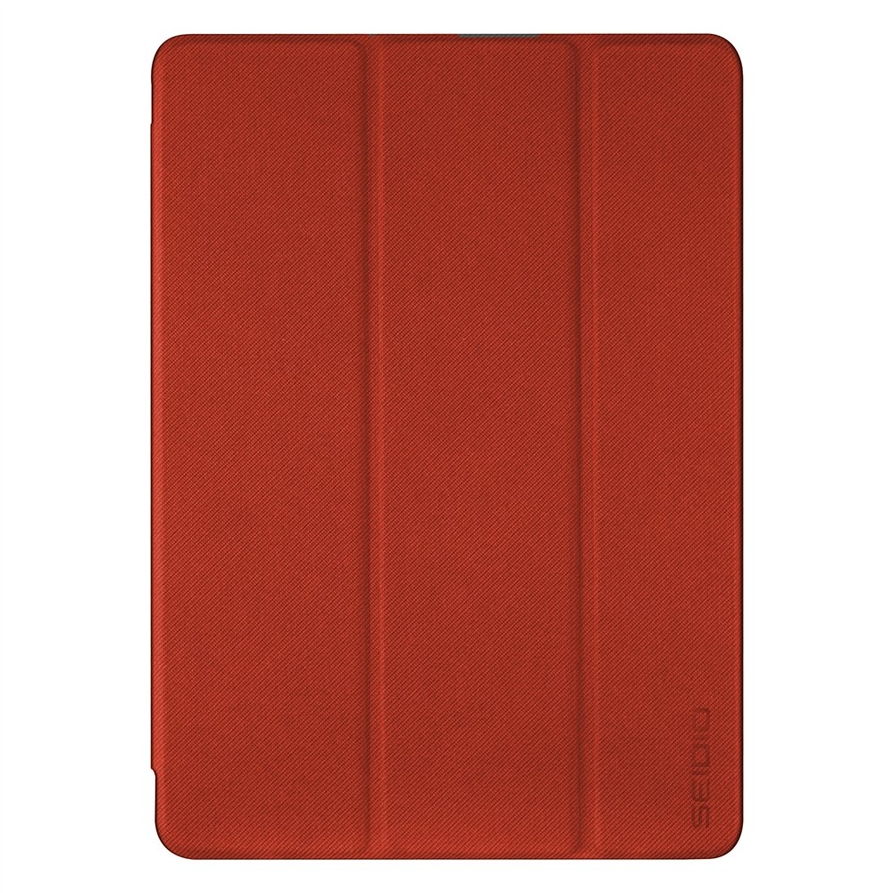 Premium Leather Ledger Folio Case for Apple iPad Air (CSF1IPDA-RD) - Slim Protective Cover with Auto Sleep/Wake | Perfect for Business, Travel & Everyday Use