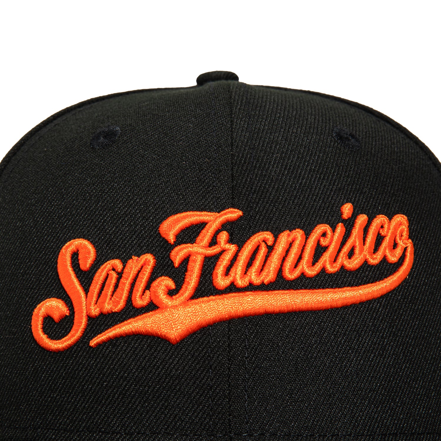 New Era 59Fifty San Francisco Giants Battle of the Bay Patch Script Baseball Cap - Black & Orange Adjustable Snapback Hat for MLB Fans, Streetwear & Sports Events