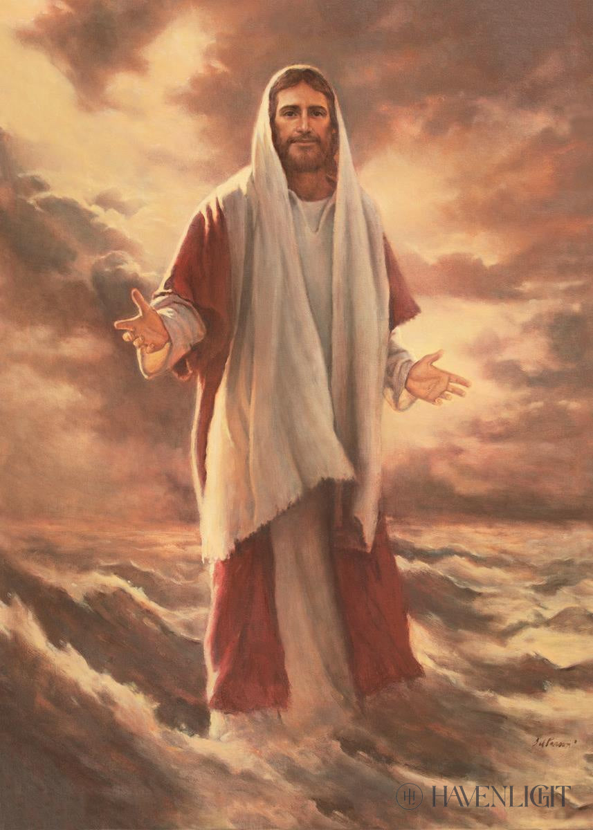 Fear Not, It is I - Inspirational Christian Wall Art for Home & Office Decor - Perfect for Living Room, Bedroom or Gift Giving