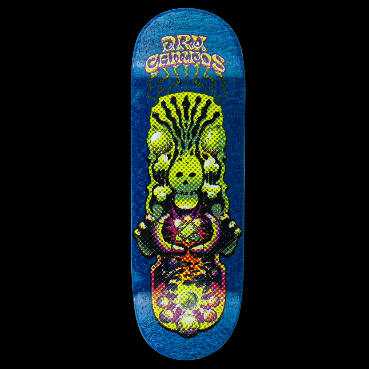 Blackriver Fingerboard Deck - Dru Campos Portal Call | Professional Finger Skateboard for Tricks & Stunts | Perfect for Skaters, Collectors & Office Stress Relief