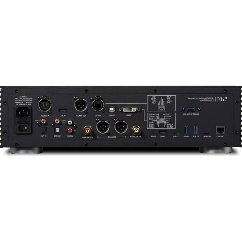 HiFi Rose RS150B High-End Network Audio Streamer - Premium Sound Quality for Home Theater & Audiophile Listening