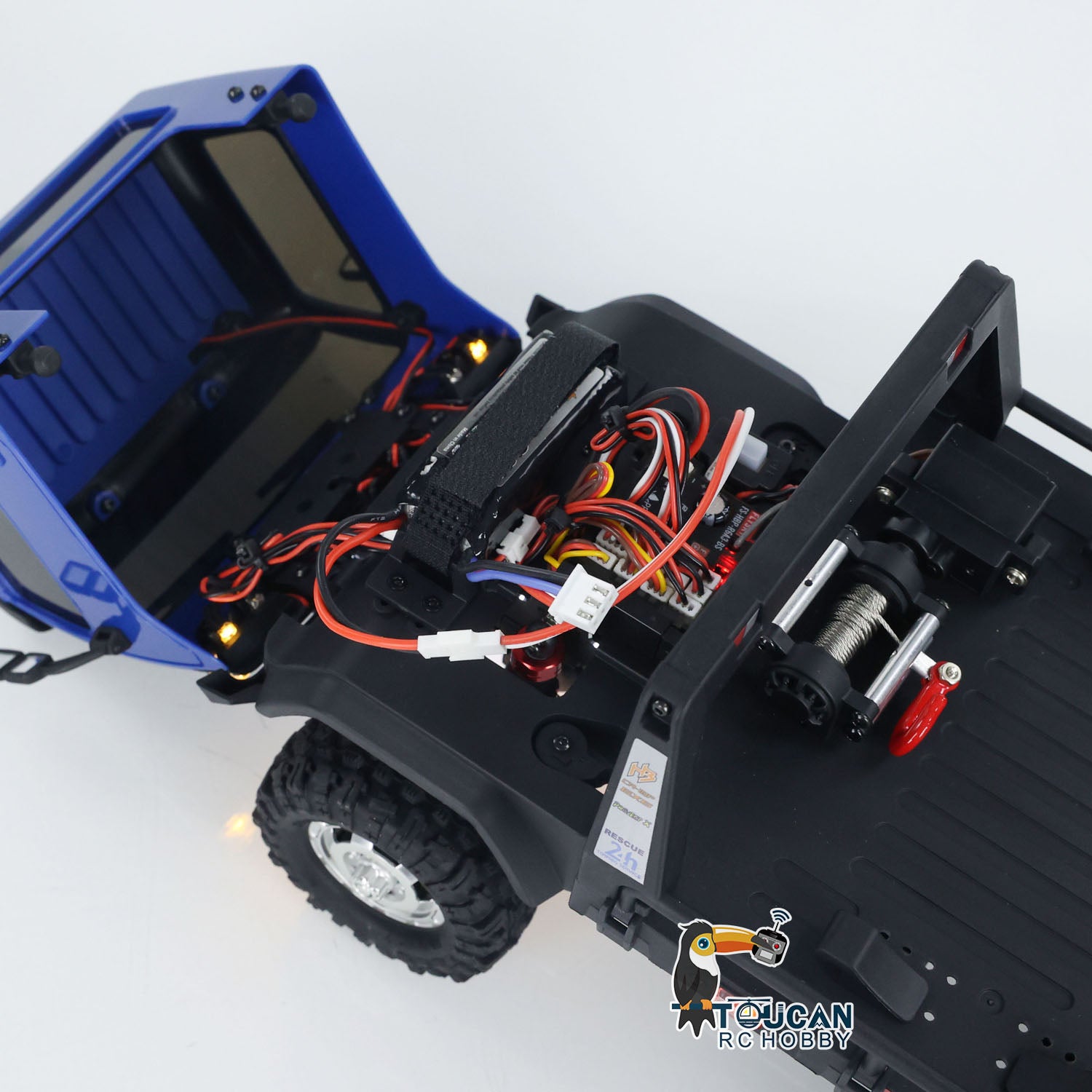 1/18 Scale CR18P 6x6 Flatbed Truck RTR RC Rock Crawler - 2-Speed Off-Road Electric Vehicle with LED Lights | Simulation Model for Adults & Kids | Perfect for Trail Crawling, Backyard Adventures & RC Hobbyists
