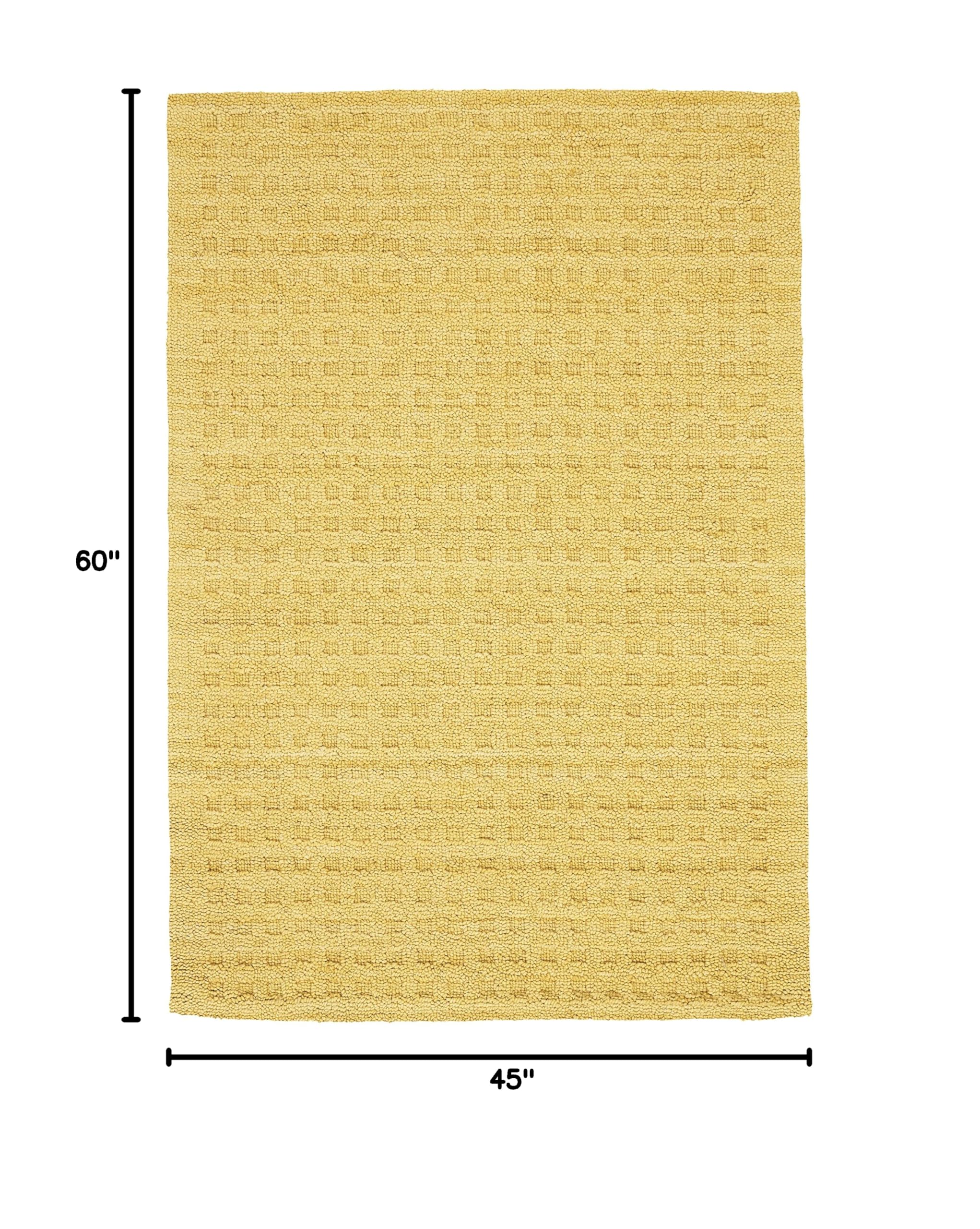 Nourison Perris Solid Gold 3'9