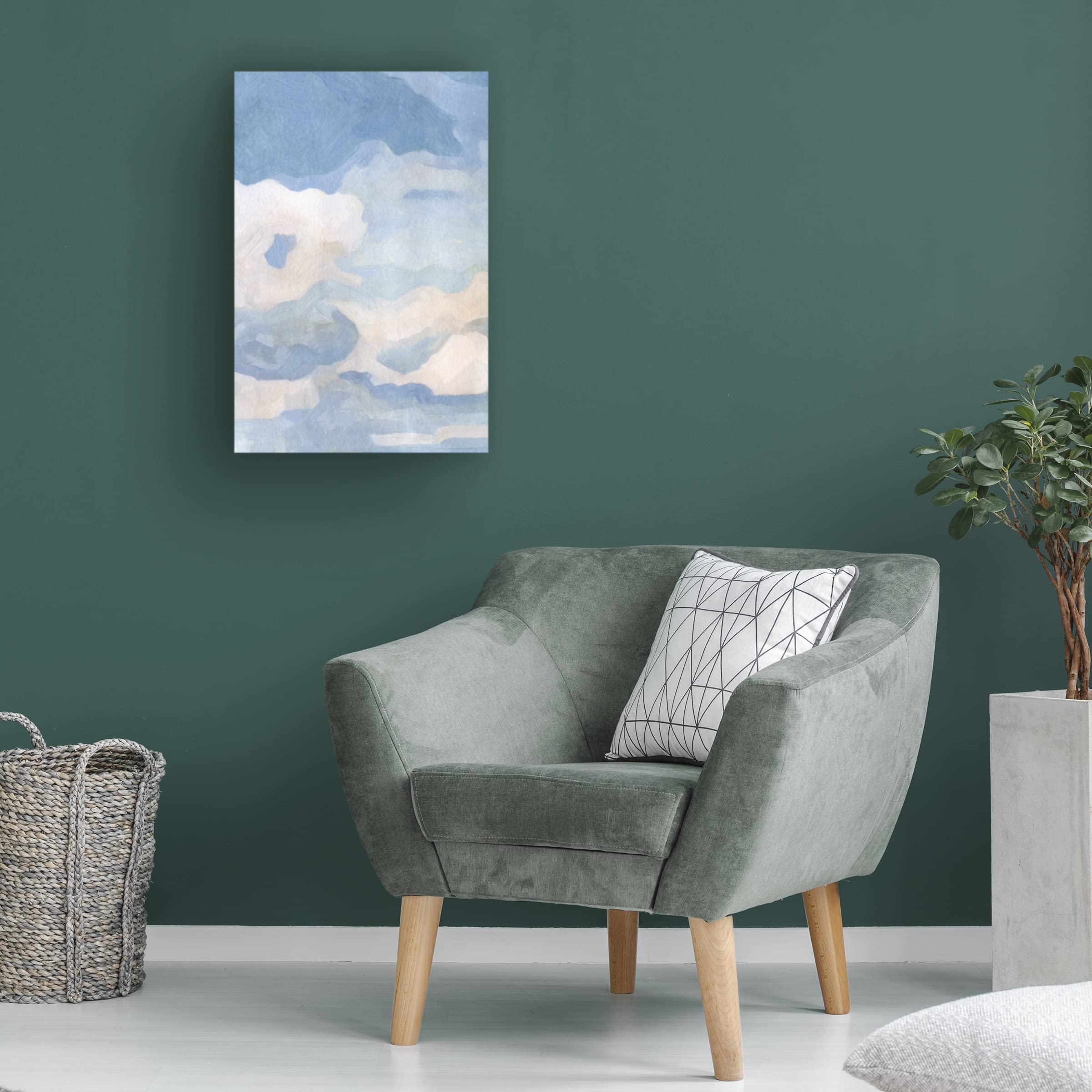 Emma Caroline 'The Clouds III' Canvas Wall Art Print - 12x19 Inches, Modern Home Decor for Living Room, Bedroom & Office
