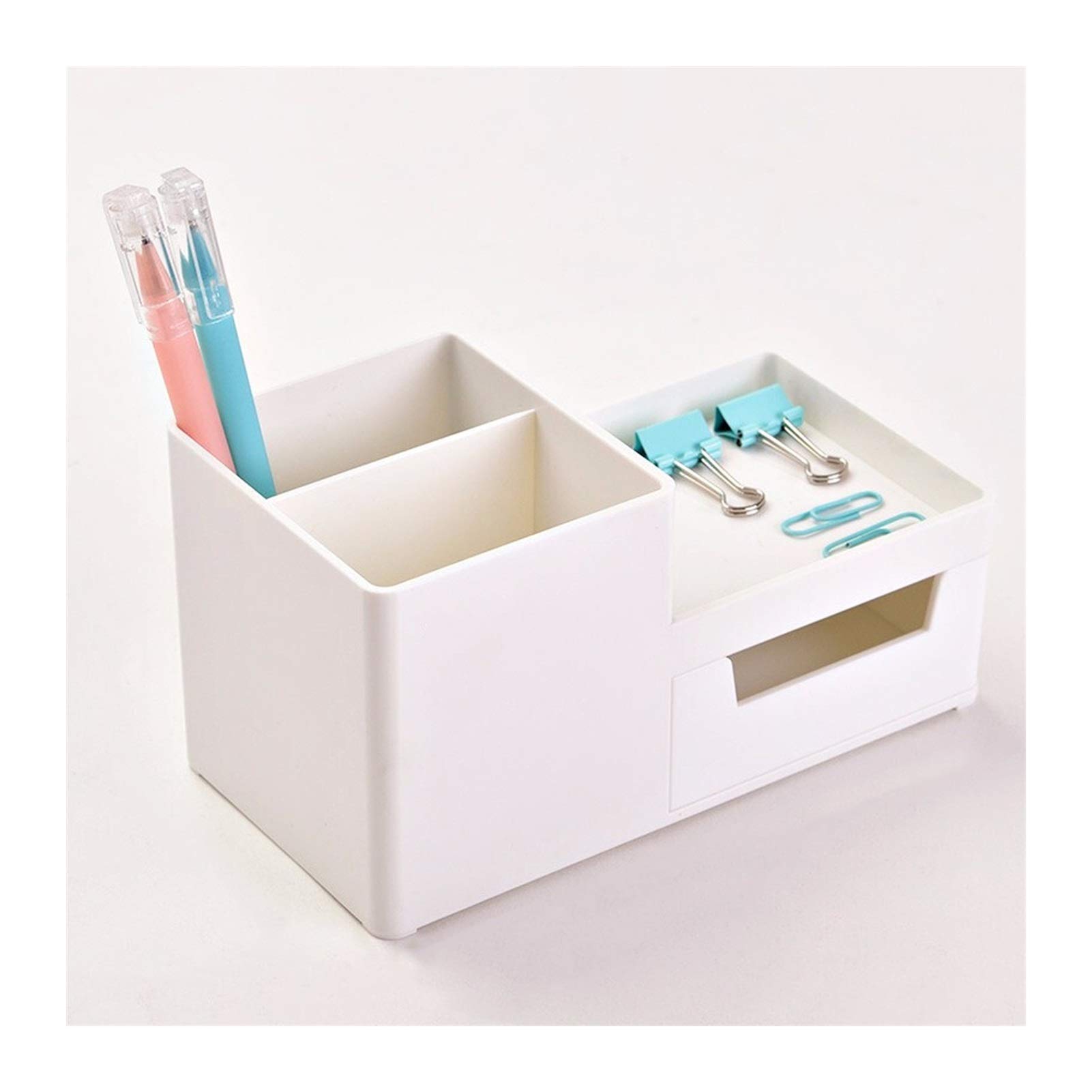 Multifunctional Desk Pen Holder & Pencil Organizer - Large Capacity Office & Classroom Stationery Storage (Color D) - Perfect for School Supplies, Work Desk Accessories, and Home Office Organization