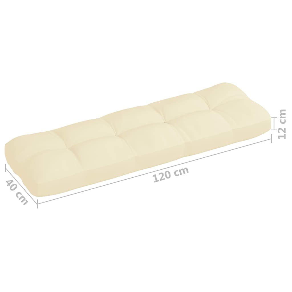 3-Piece Universal Pallet Sofa Cushion Set - Thick Padded Seat Cushions Replacement for Chaise Loungers - Outdoor Patio Garden Chair Cushions (Perfect for Poolside, Deck, and Backyard Relaxation)