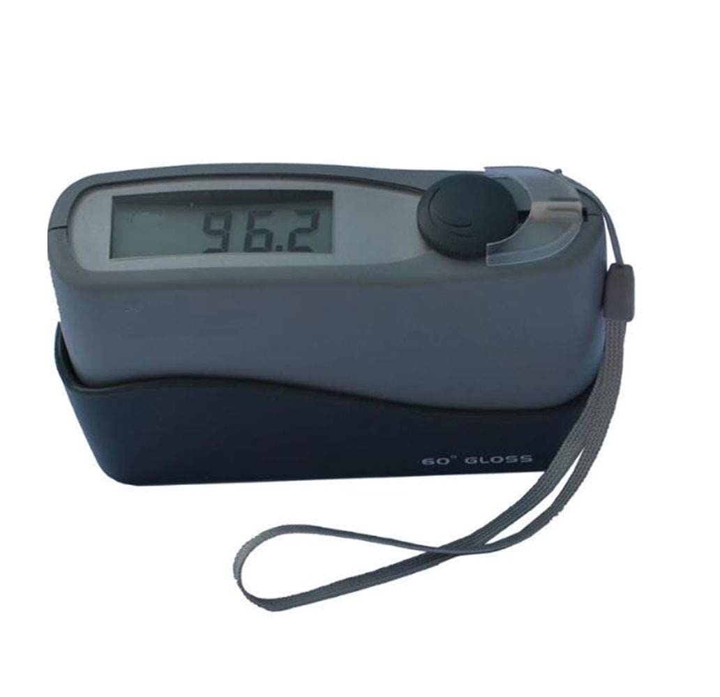 60 Degree Gloss Meter for Paints, Marble, Granite & Plastic - 0.0-199.9GU Range, 0.1GU Resolution | Surface Gloss Tester for Quality Control in Manufacturing & Construction