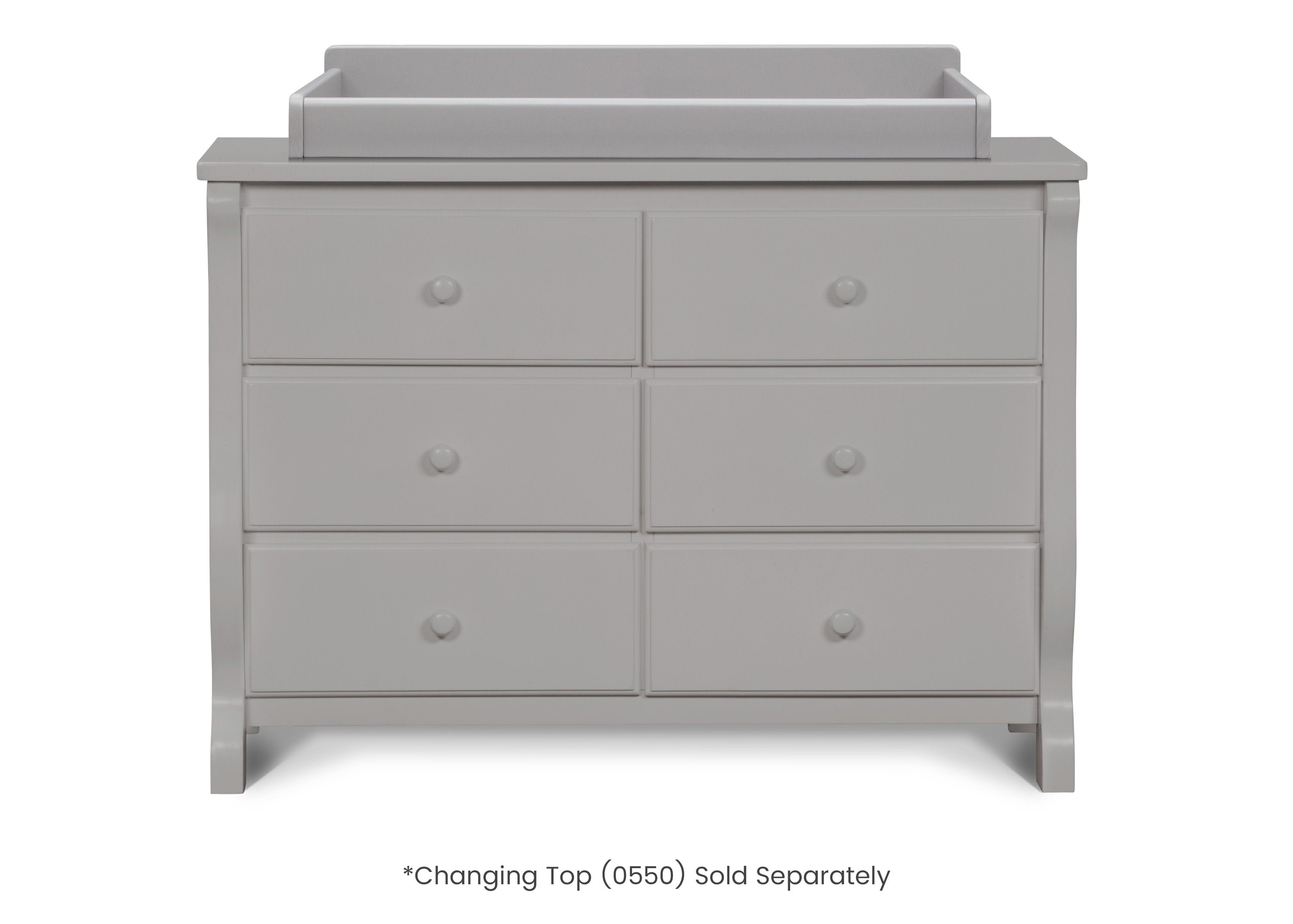 6-Drawer Dresser with Interlocking Drawers - Canton & Eclipse Style for Bedroom Storage & Organization | Modern Chest of Drawers for Clothes, Bedding & Home Decor