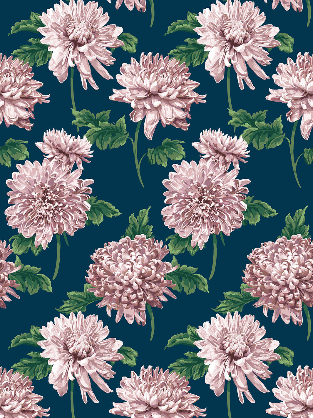 Sarah Jessica Parker 'Mums for Marion Small' Navy Wallpaper - Perfect for Nursery, Bedroom, and Home Decor