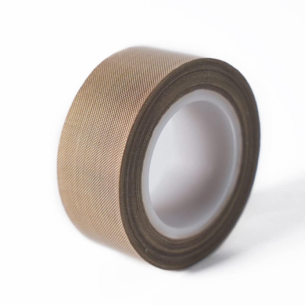 High Temp Teflon Tape 1/2-inch x 33 Feet - Low Friction, Abrasion Resistant Adhesive Tape for Wood, Furniture, Cabinets & Sealers | Perfect for Drawer Protection, Vacuum Sealing & Surface Protection in Home & Workshop