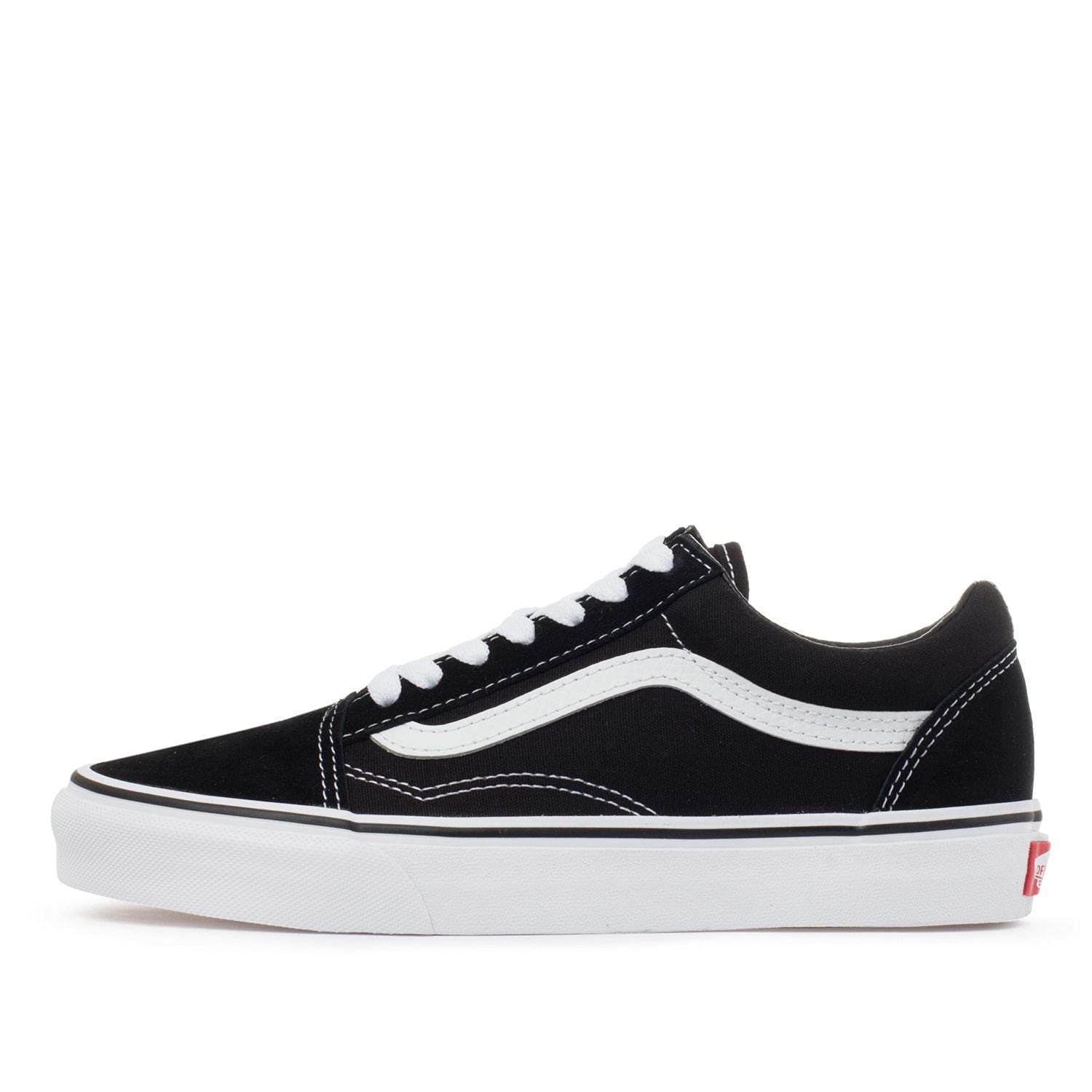 Vans Men's Classic Black Sneakers Size 9.5 - Comfortable Skate Shoes for Casual Wear & Street Style