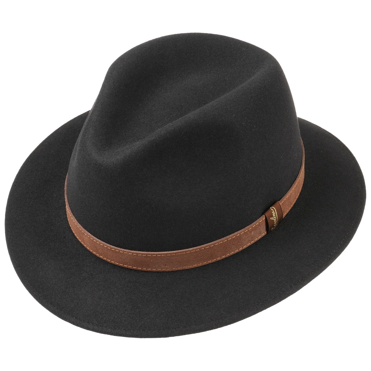 Borsalino Nero Pack Away Hat - Foldable Travel Fedora for Men & Women | Perfect for Outdoor Adventures, Beach Vacations & Casual Wear