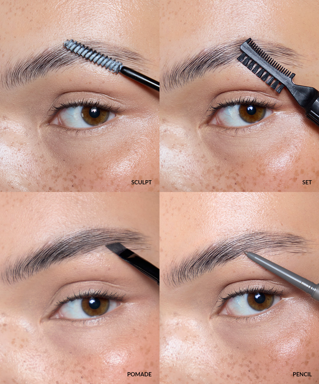 Brow Collection - Professional Eyebrow Grooming Kit for Perfectly Shaped Brows - Ideal for Home Use, Salon, and Makeup Artists